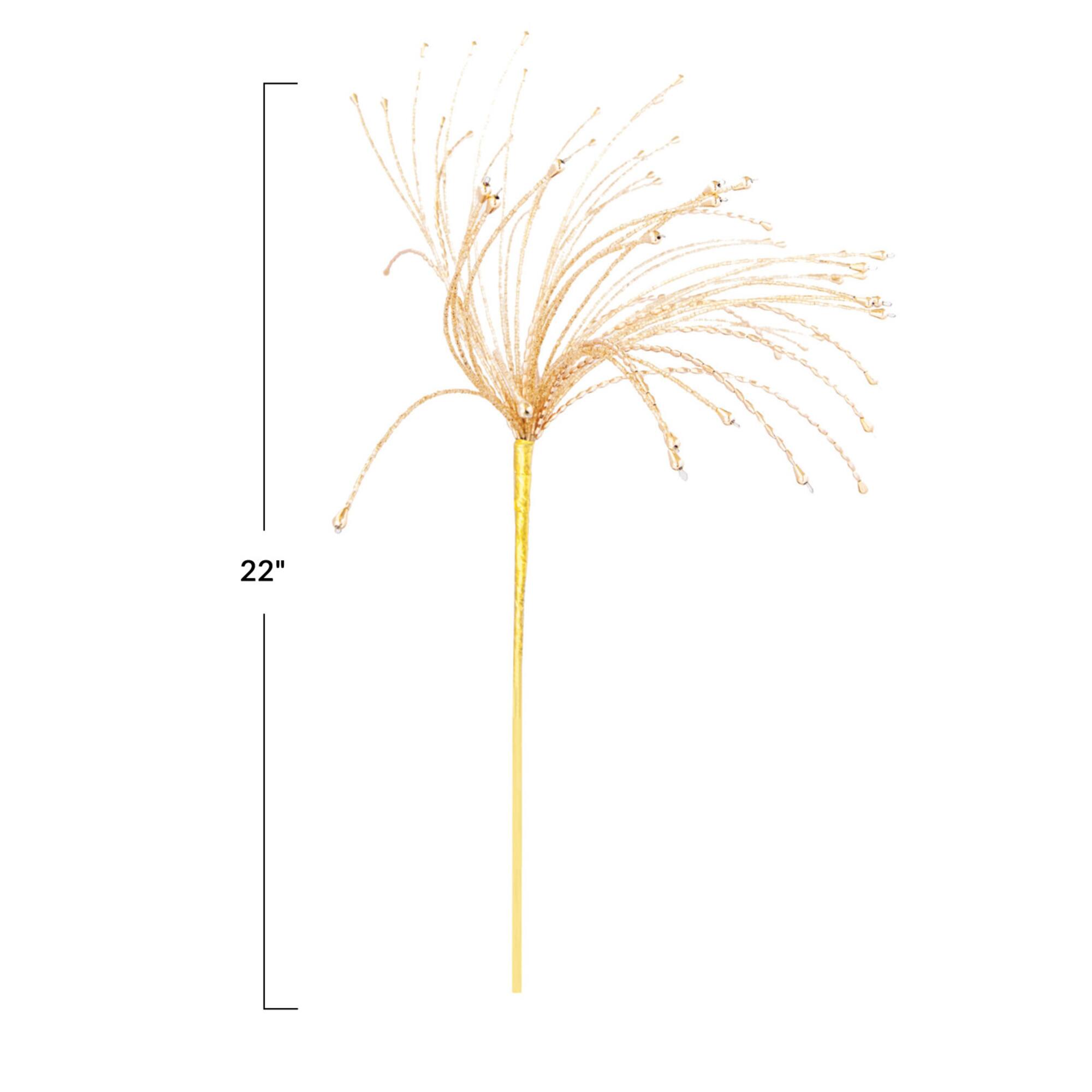 Hello Honey® 22" Gold Beaded Spray